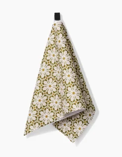 GEOMETRY Geometric Flower Bar Towel