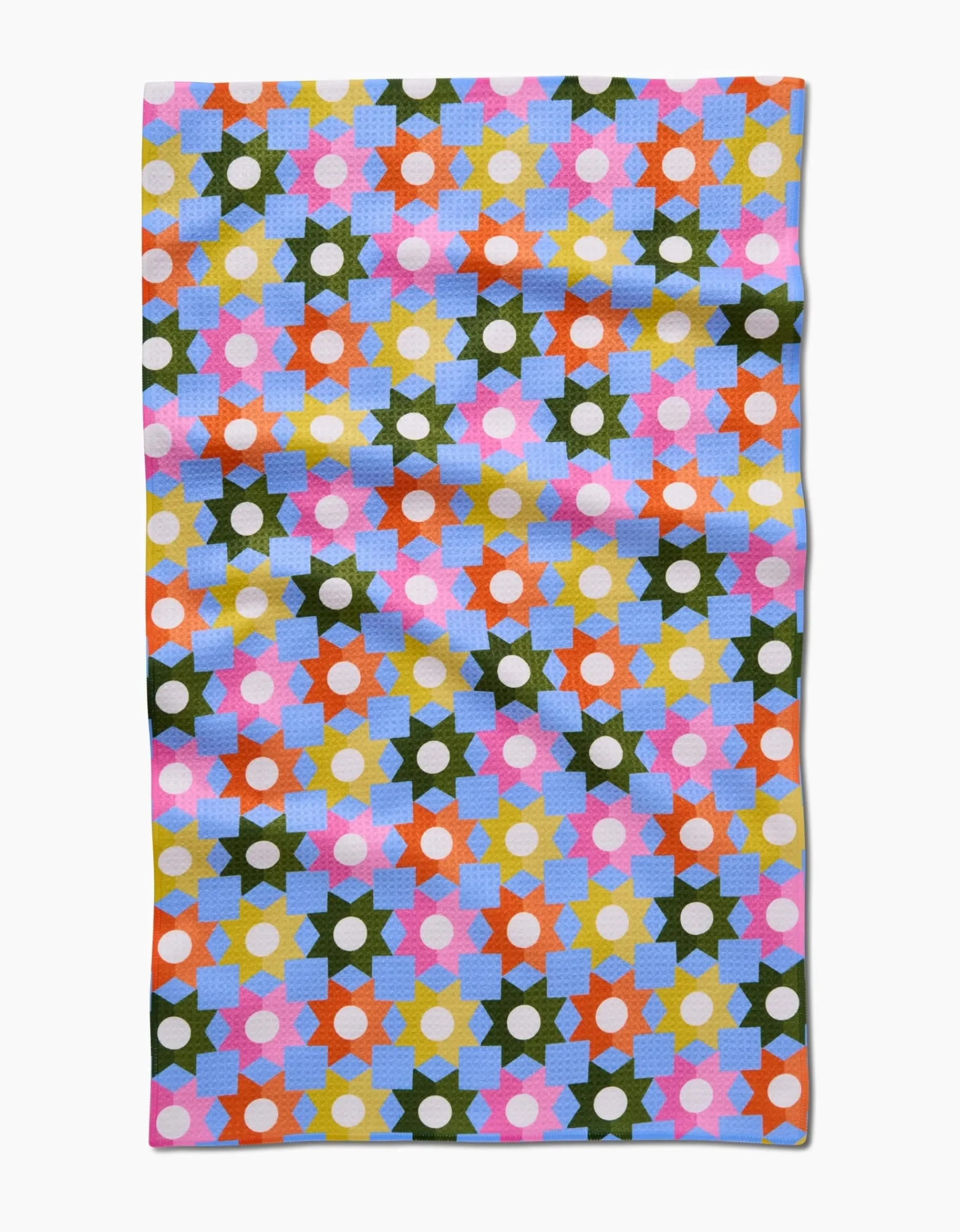 GEOMETRY Geometric Garden Tea Towel