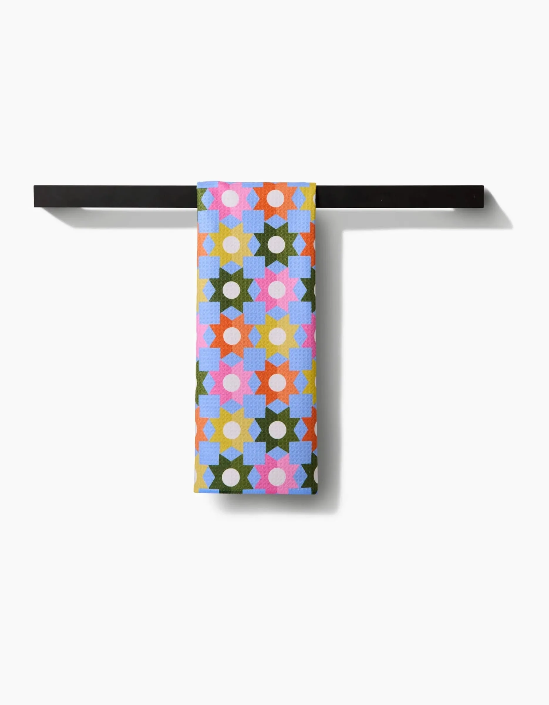 GEOMETRY Geometric Garden Tea Towel