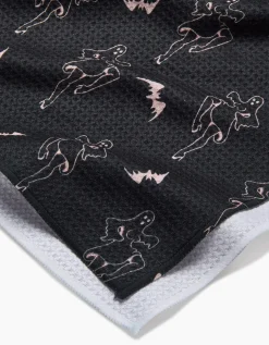 GEOMETRY Ghost Pin Up Tea Towel