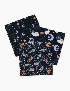 GEOMETRY Ghosts In The Night Dishcloth Set