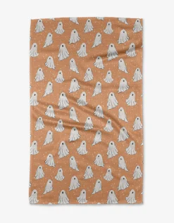 GEOMETRY Ghosts In The Night Tea Towel