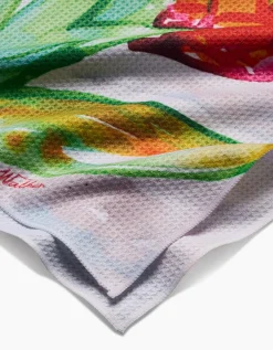 GEOMETRY Ginger Tea Towel