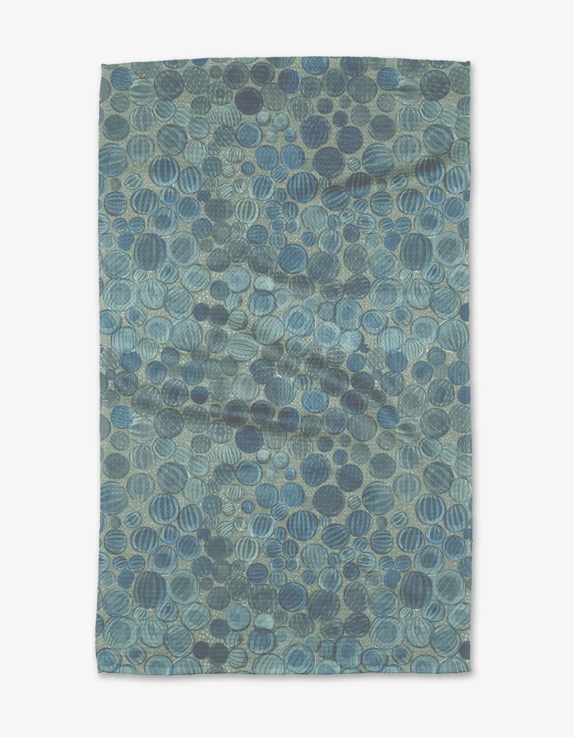 GEOMETRY Glass Baubles Tea Towel