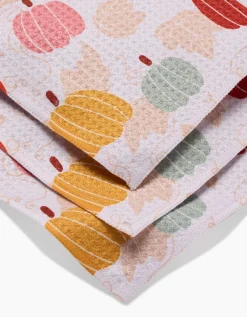GEOMETRY Golden Fall Field Dishcloth Set