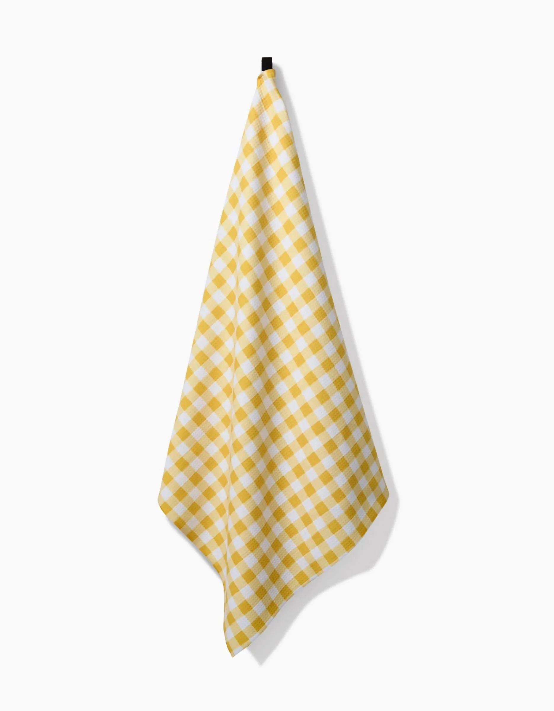 GEOMETRY Golden Plaid Luxe Bath Towel