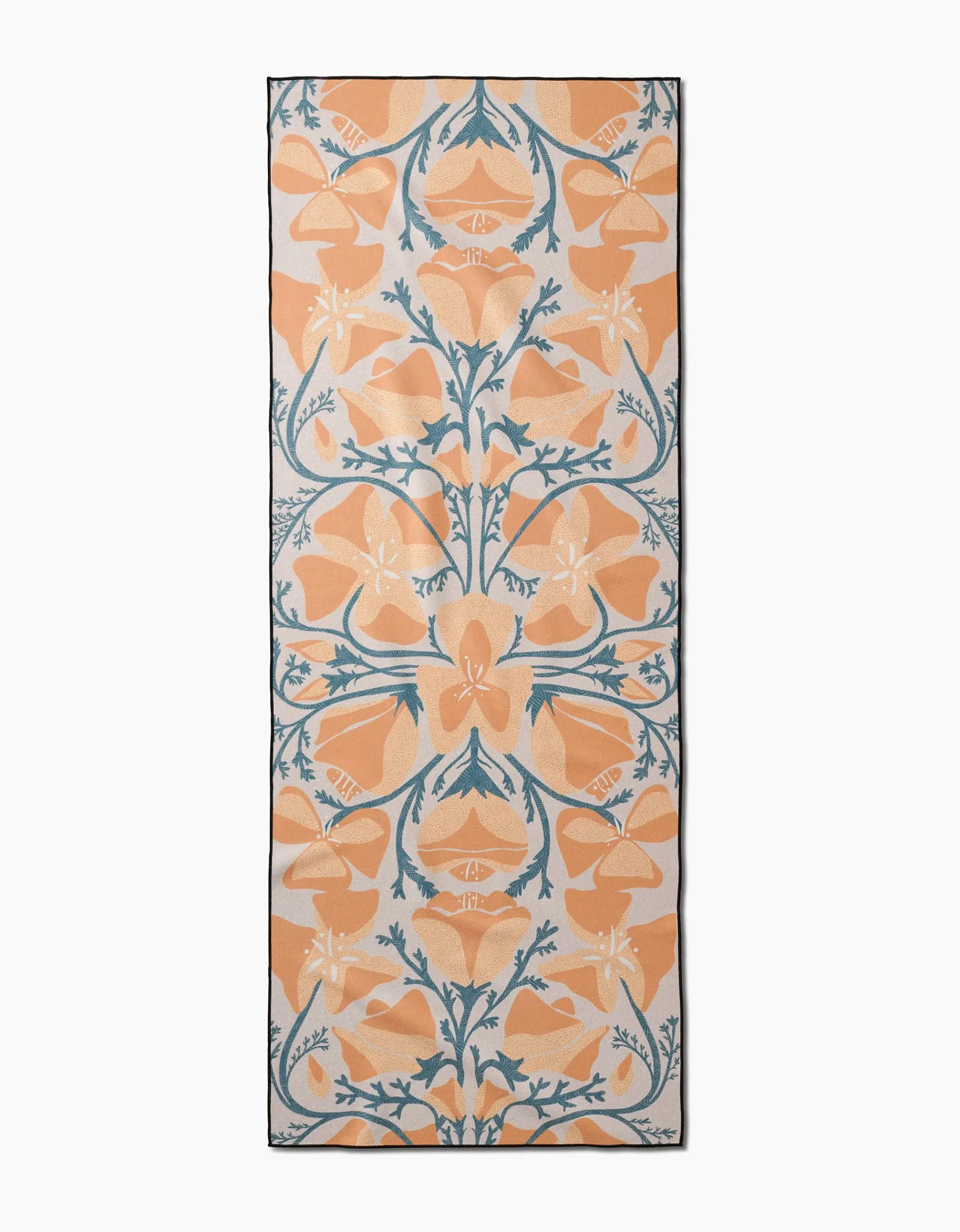 GEOMETRY Golden Poppy Yoga Towel