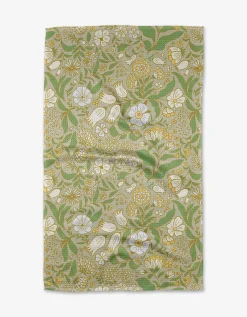 GEOMETRY Golden Summer Tea Towel