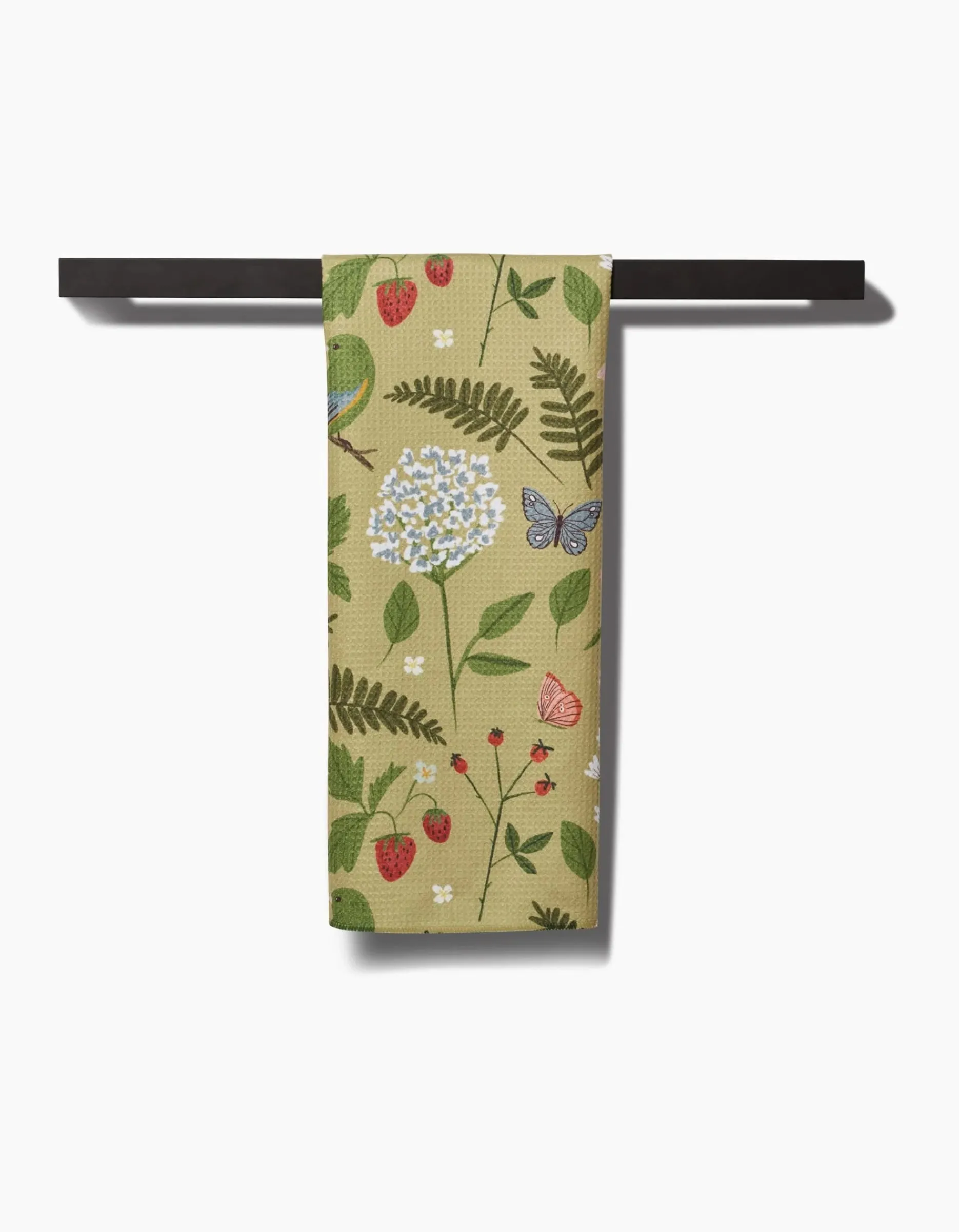 GEOMETRY Good Green Earth Tea Towel