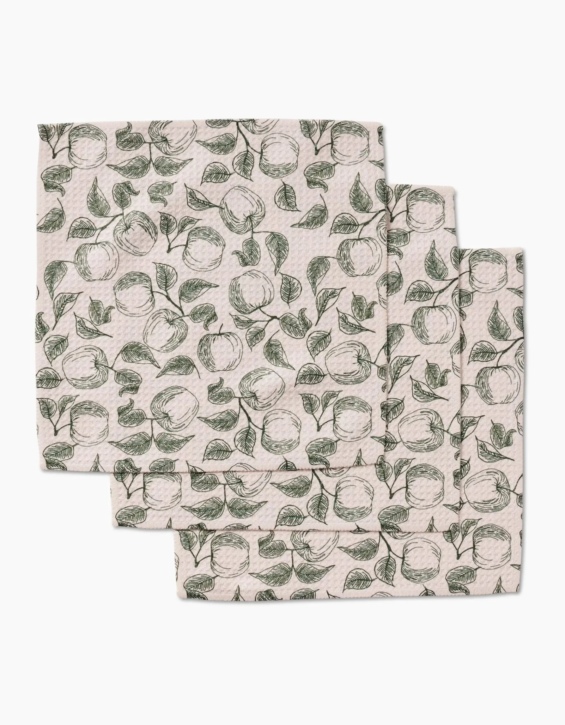 GEOMETRY Gravenstein Apple Dishcloth Set