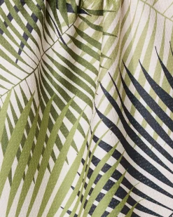 GEOMETRY Green Fronds Tea Towel