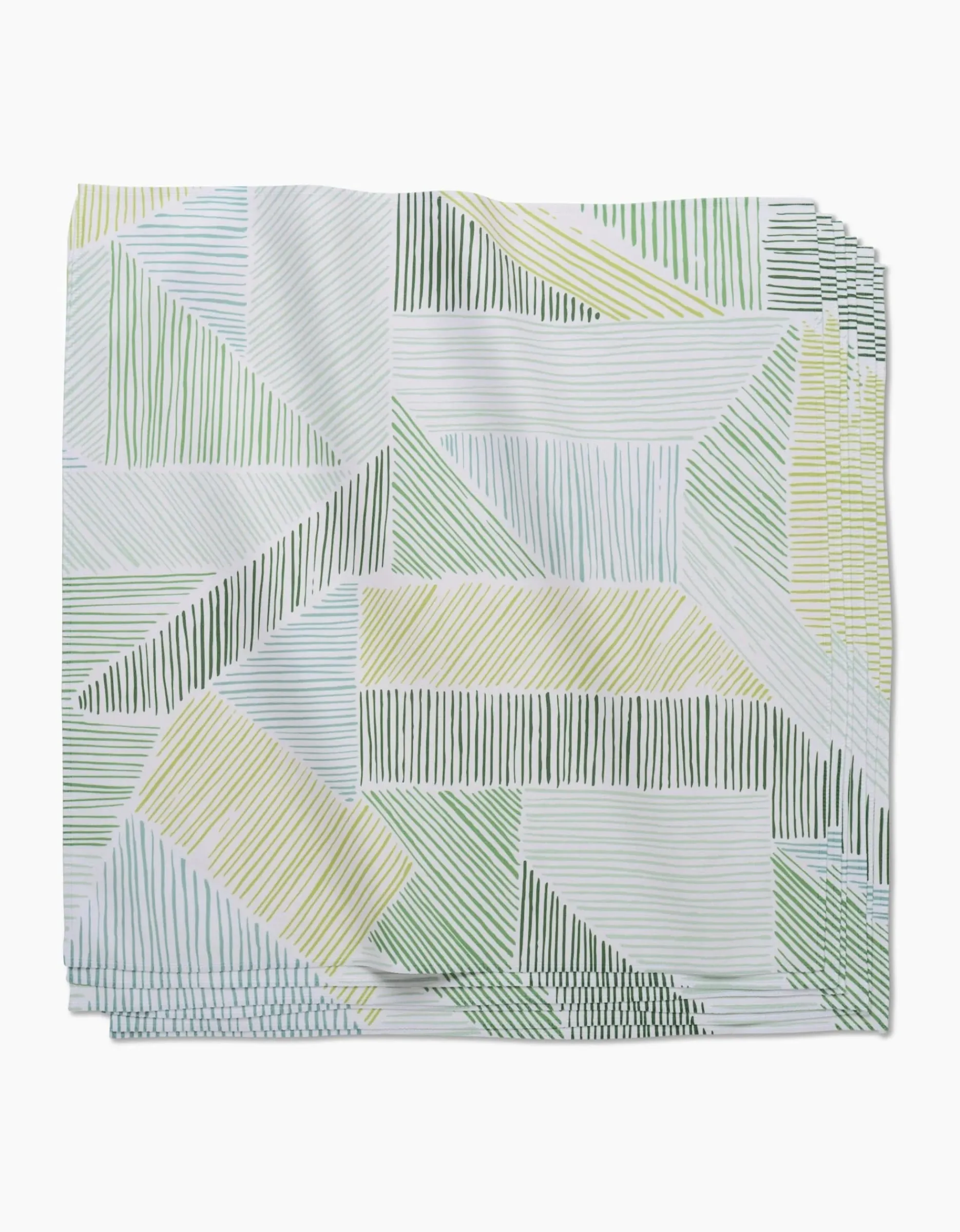 GEOMETRY Green Kites Dinner Napkin Set