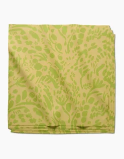 GEOMETRY Green Spring Dinner Napkin Set