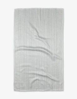 GEOMETRY Grey Salt Tea Towel