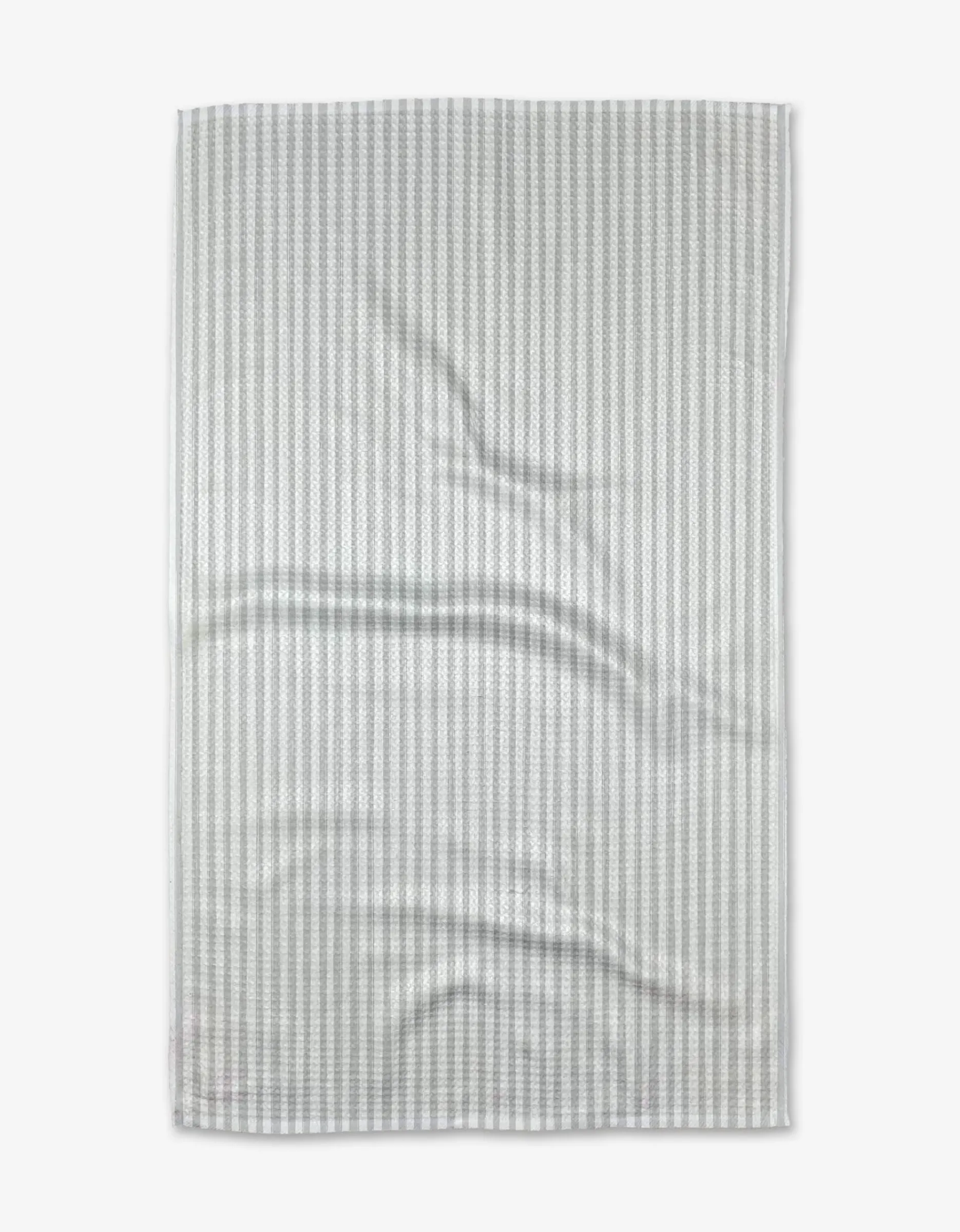 GEOMETRY Grey Salt Tea Towel