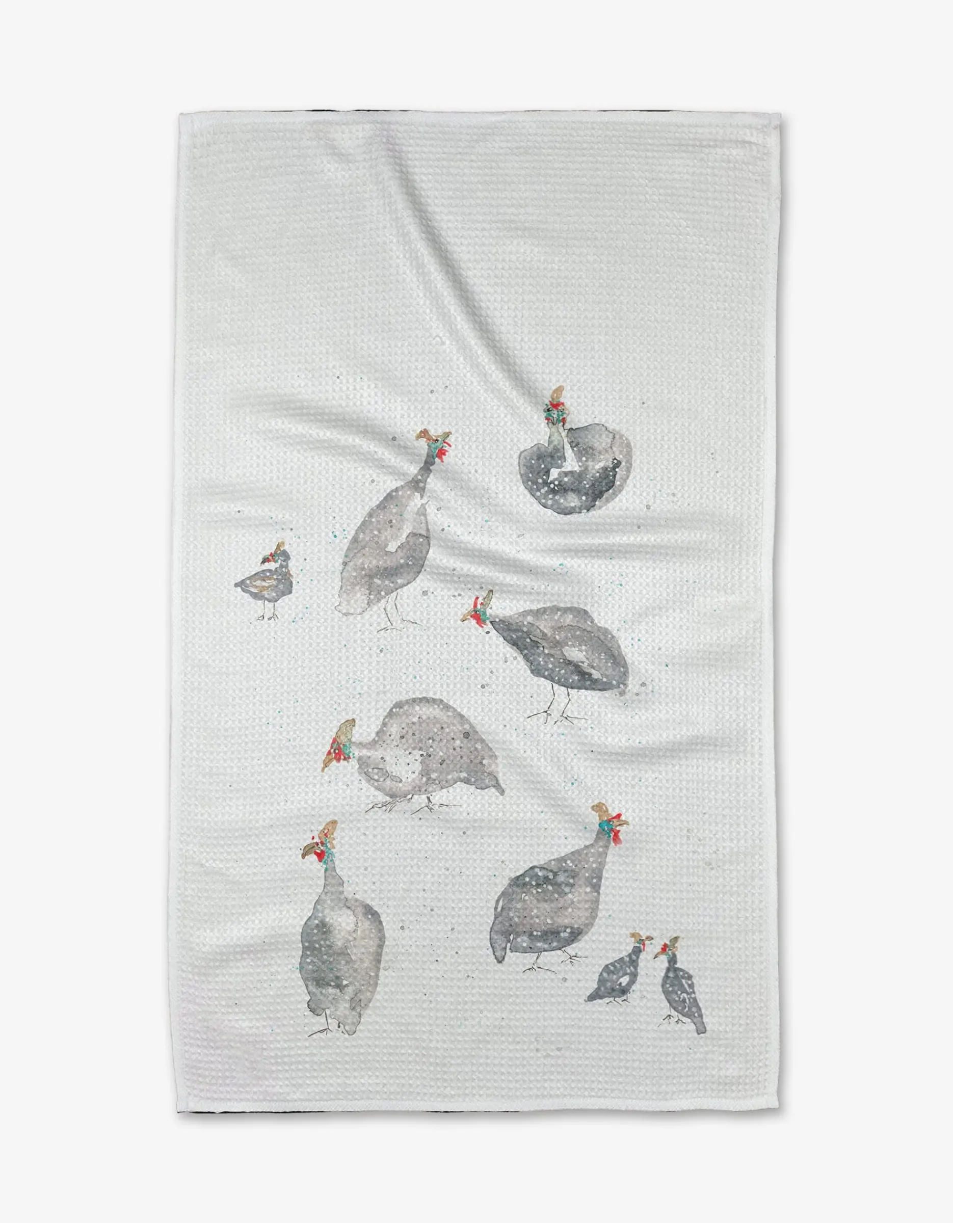 GEOMETRY Guinea Fowls Tea Towel