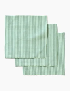 GEOMETRY Half and Half Luxe Washcloth Set