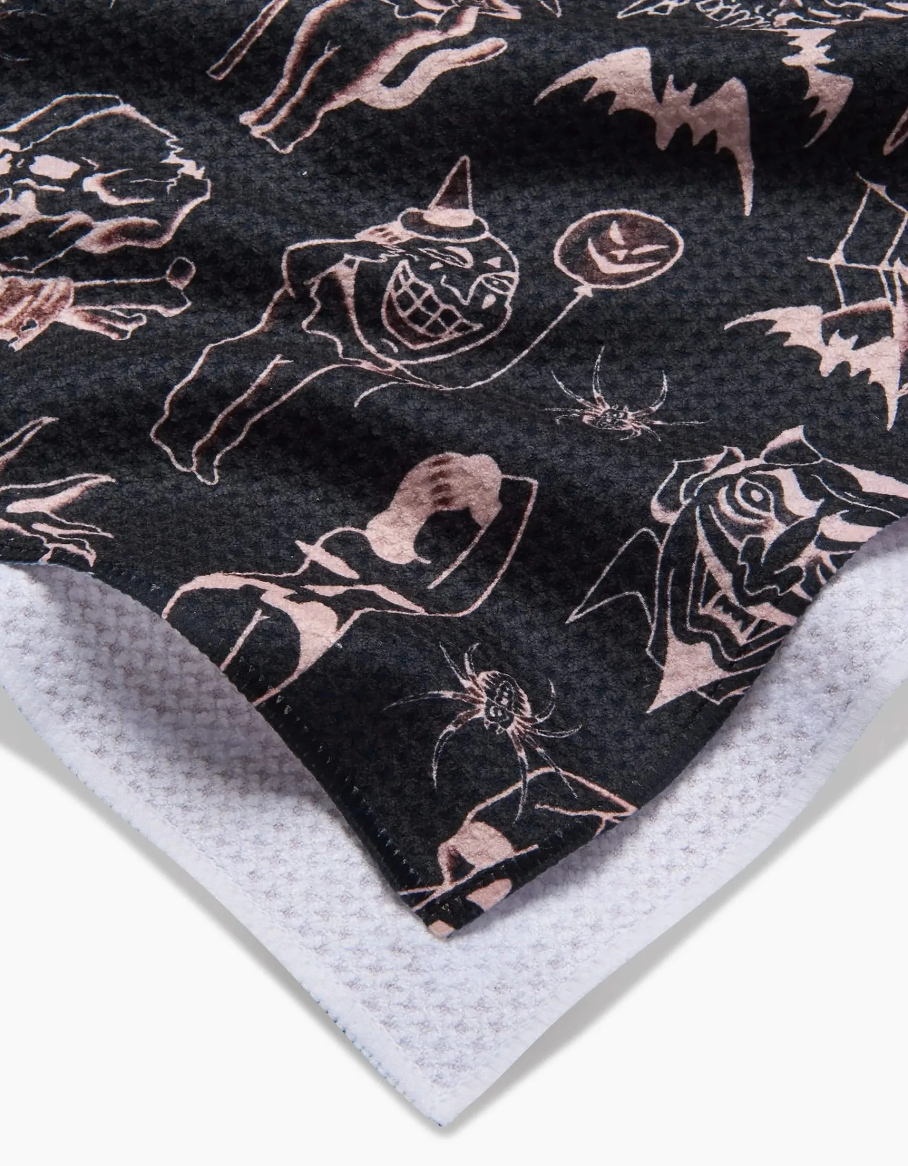 GEOMETRY Halloween Flash Tea Towel