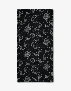 GEOMETRY Halloween Hauntings Bar Towel