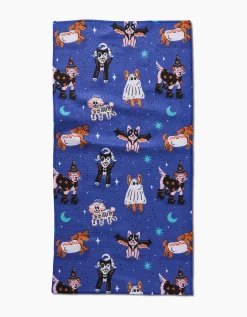 GEOMETRY Halloween Hounds Bar Towel
