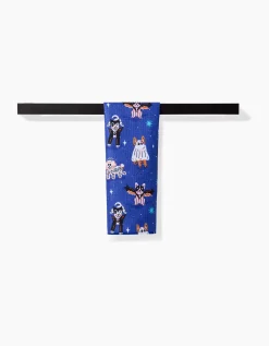 GEOMETRY Halloween Hounds Bar Towel