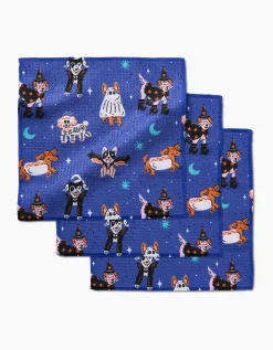 GEOMETRY Halloween Hounds Dishcloth Set