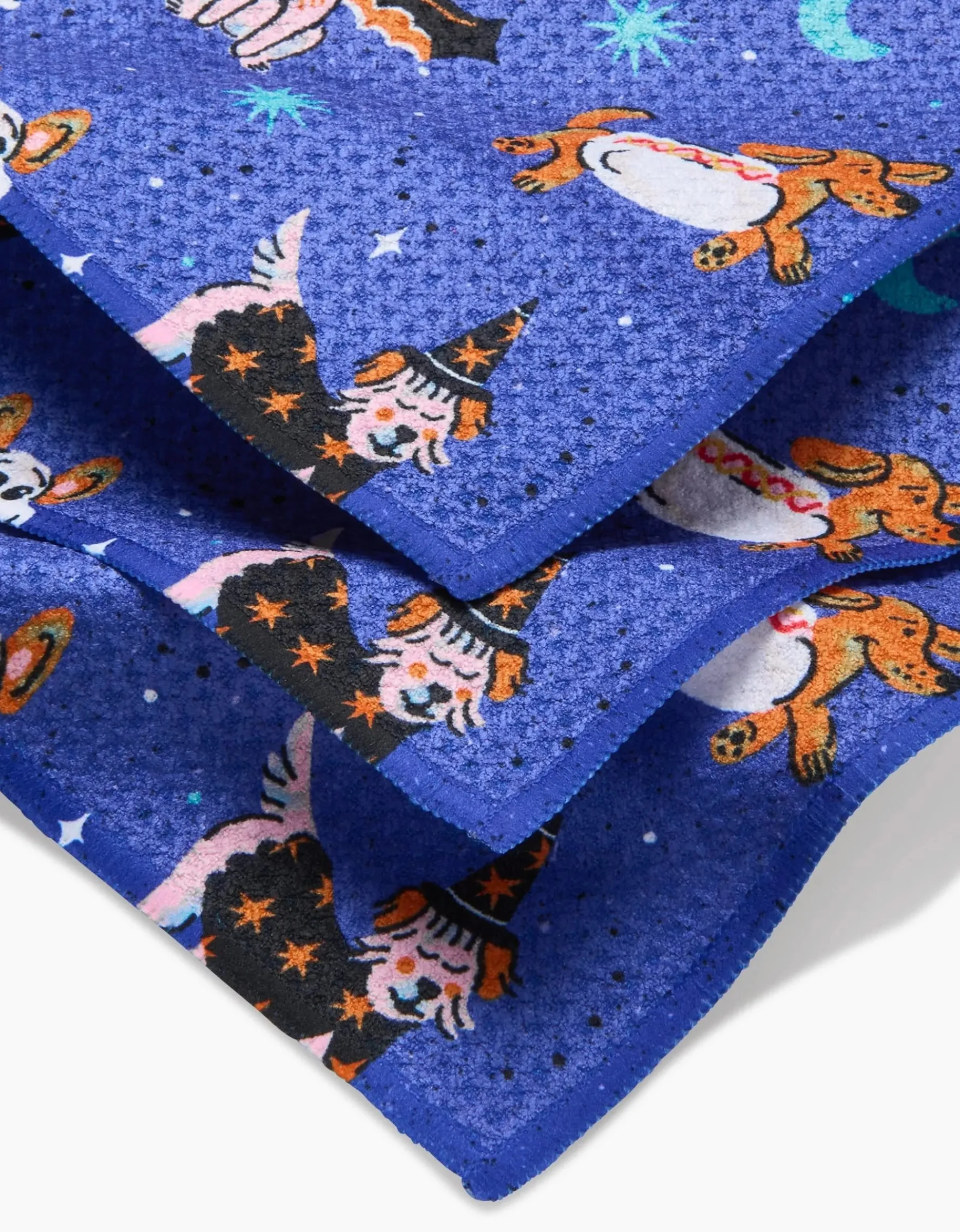 GEOMETRY Halloween Hounds Dishcloth Set
