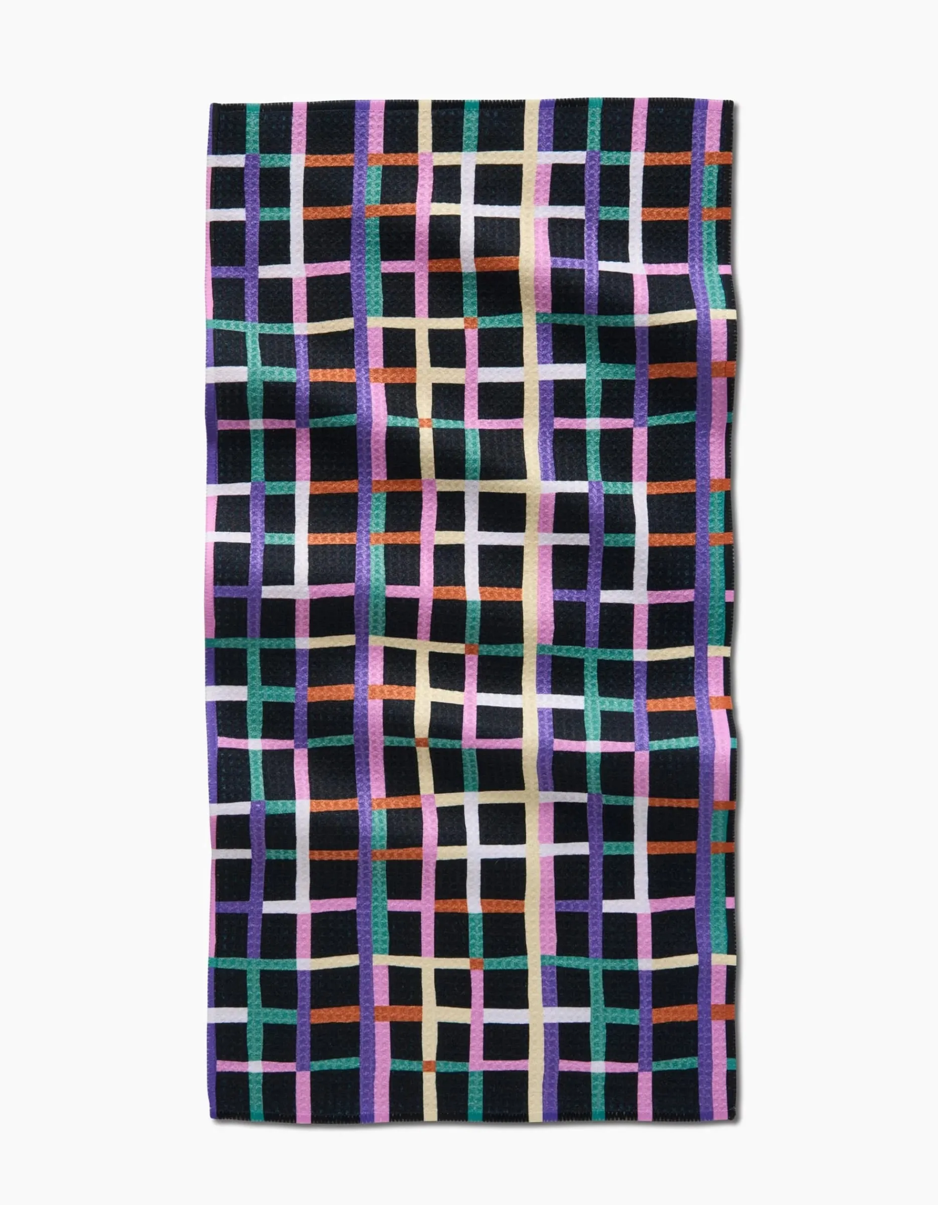 GEOMETRY Happy Plaid Bar Towel