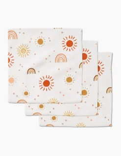 GEOMETRY Happy Skies Luxe Washcloth Set