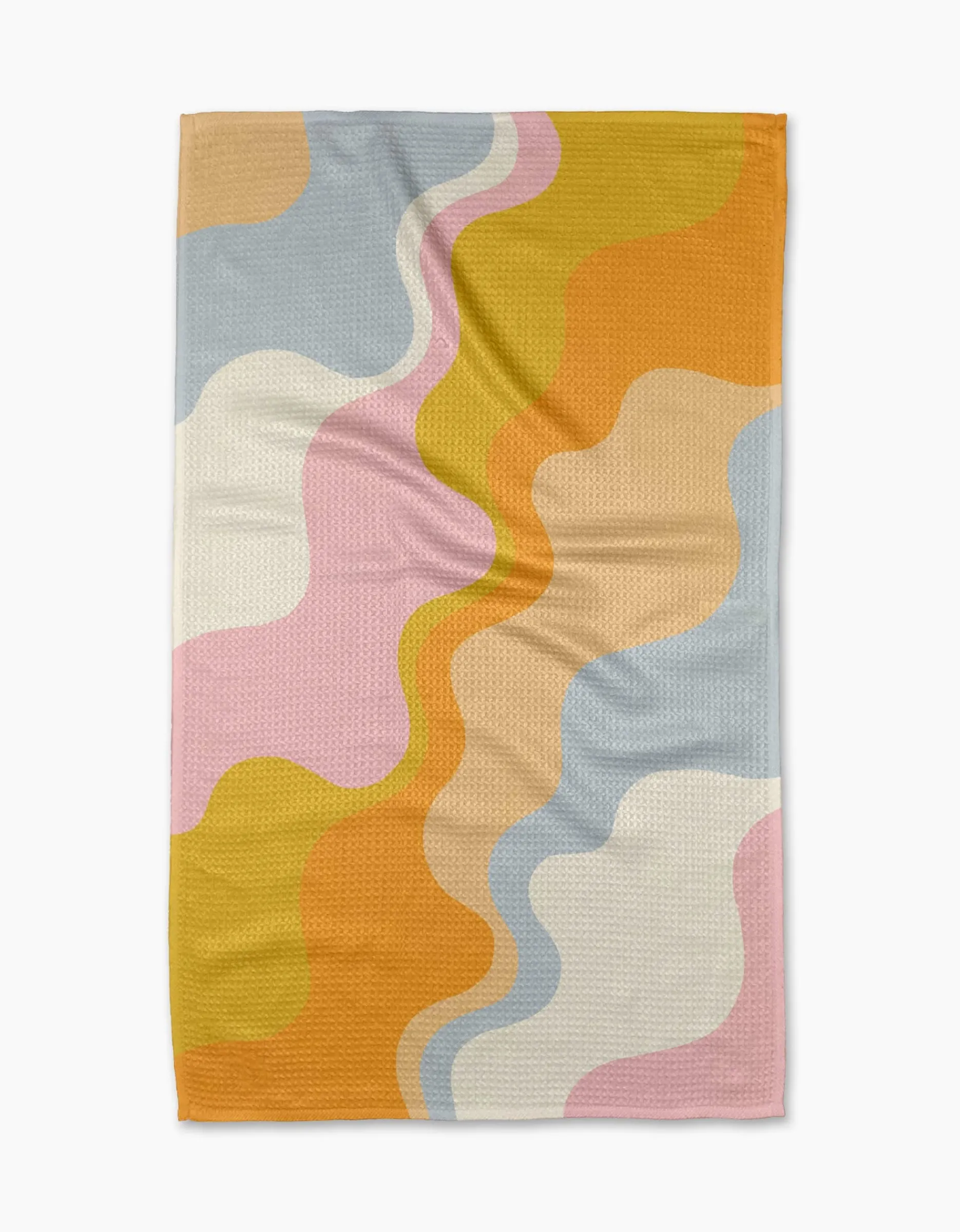 GEOMETRY Happy Waves Tea Towel