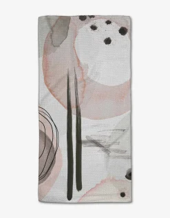 GEOMETRY Harper Abstract Bar Towel