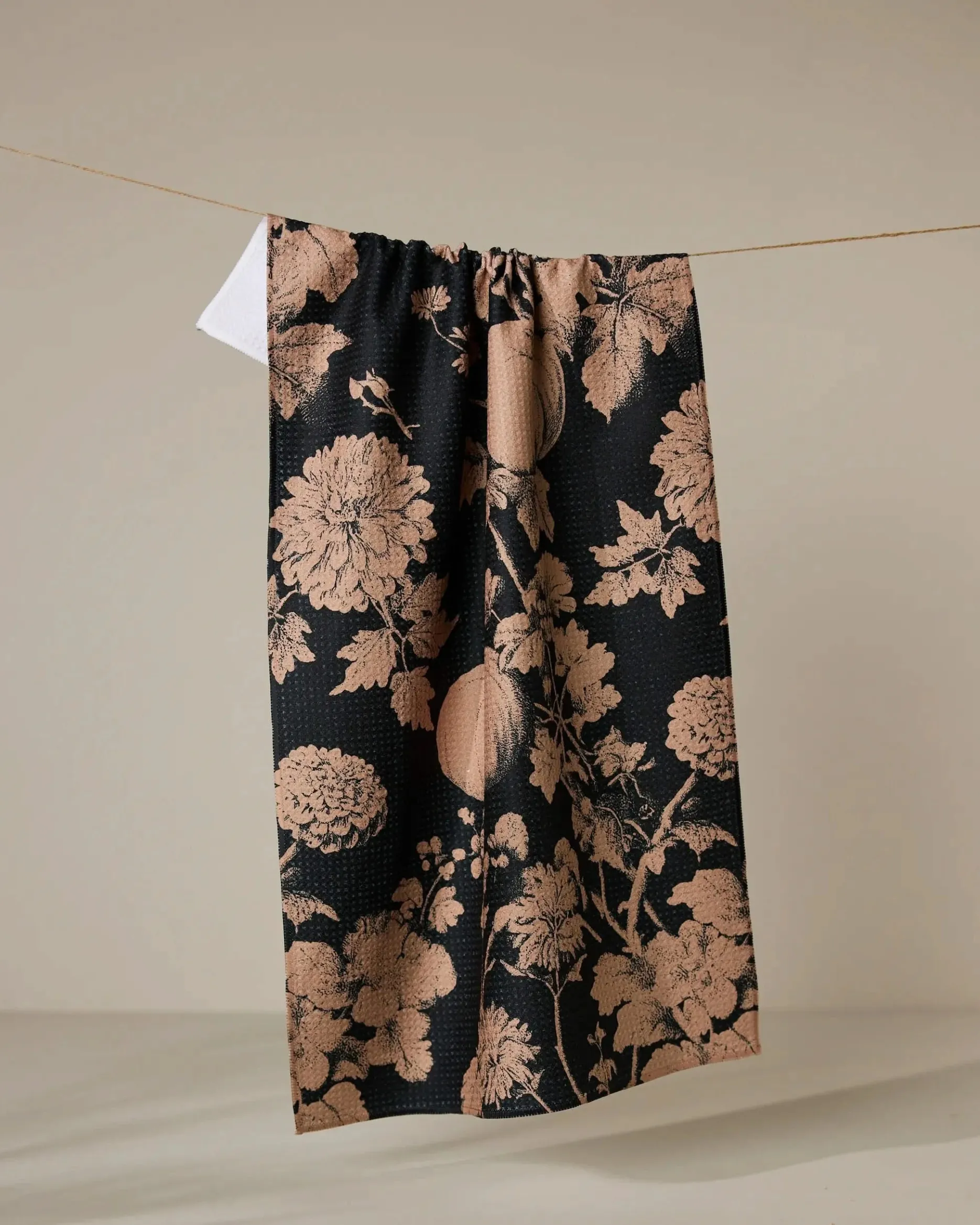 GEOMETRY Haunted Harvest Tea Towel