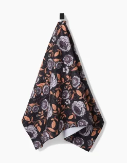 GEOMETRY Haunted Roses Tea Towel