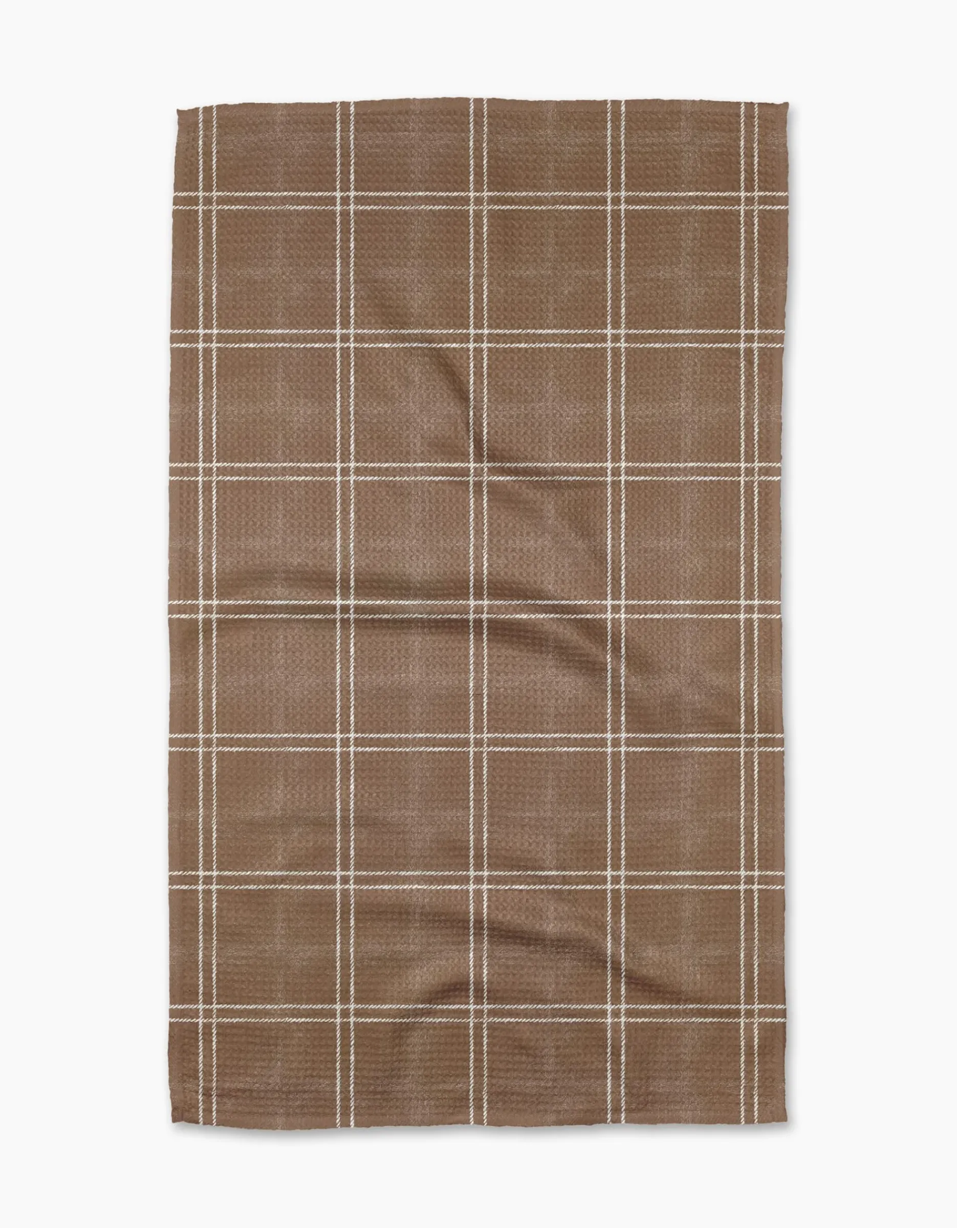 GEOMETRY Hearth Chestnut Tea Towel