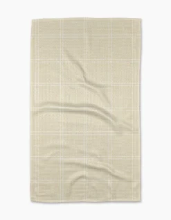 GEOMETRY Hearth Oat Tea Towel