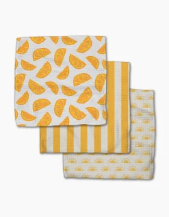 GEOMETRY Here Comes The Sun Dishcloth Set