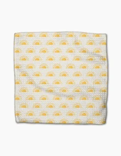 GEOMETRY Here Comes The Sun Dishcloth Set