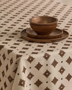 GEOMETRY Heritage Stamp Tablecloth