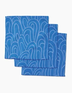 GEOMETRY High Tide Luxe Washcloth Set
