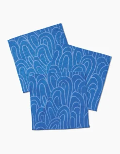 GEOMETRY High Tide Luxe Washcloth Set