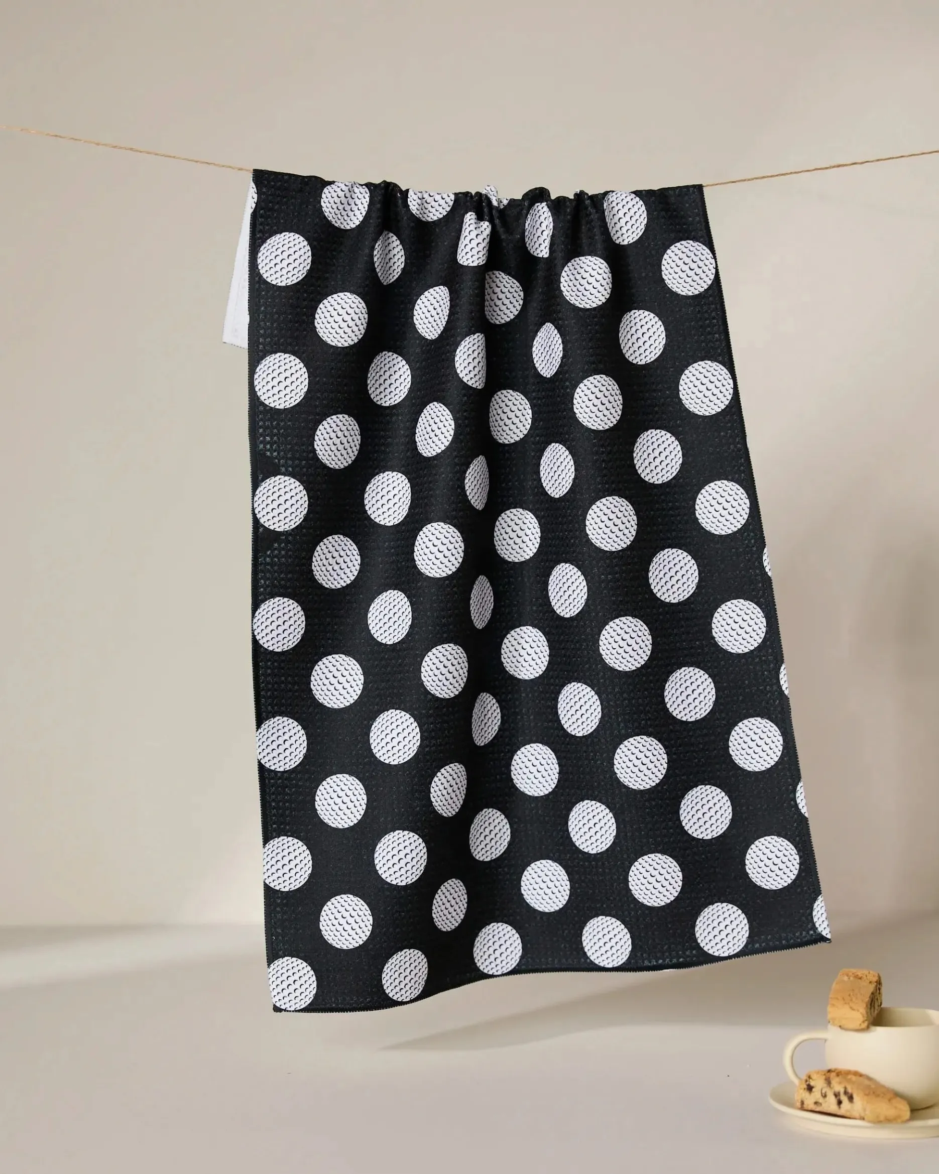 GEOMETRY Hole In One Tea Towel