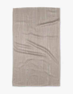GEOMETRY Houston Wood Tea Towel