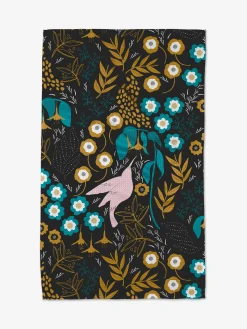 GEOMETRY Hummingbird Petals Tea Towel