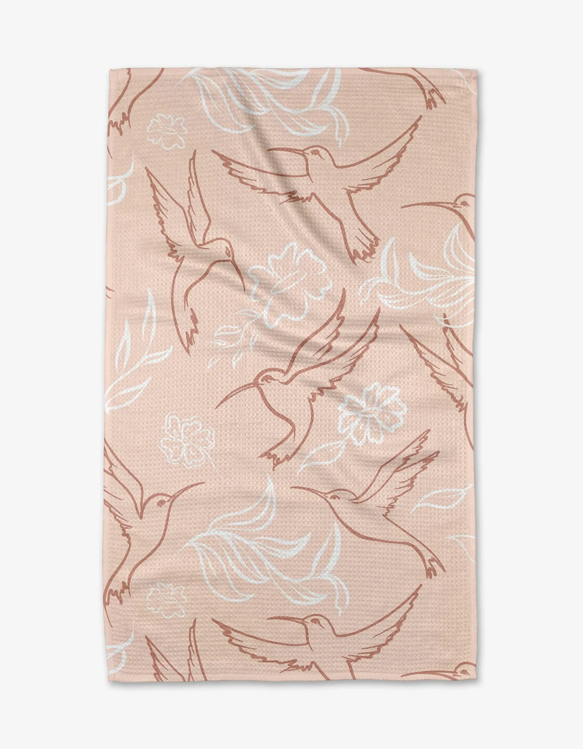 GEOMETRY Hummingbirds Tea Towel