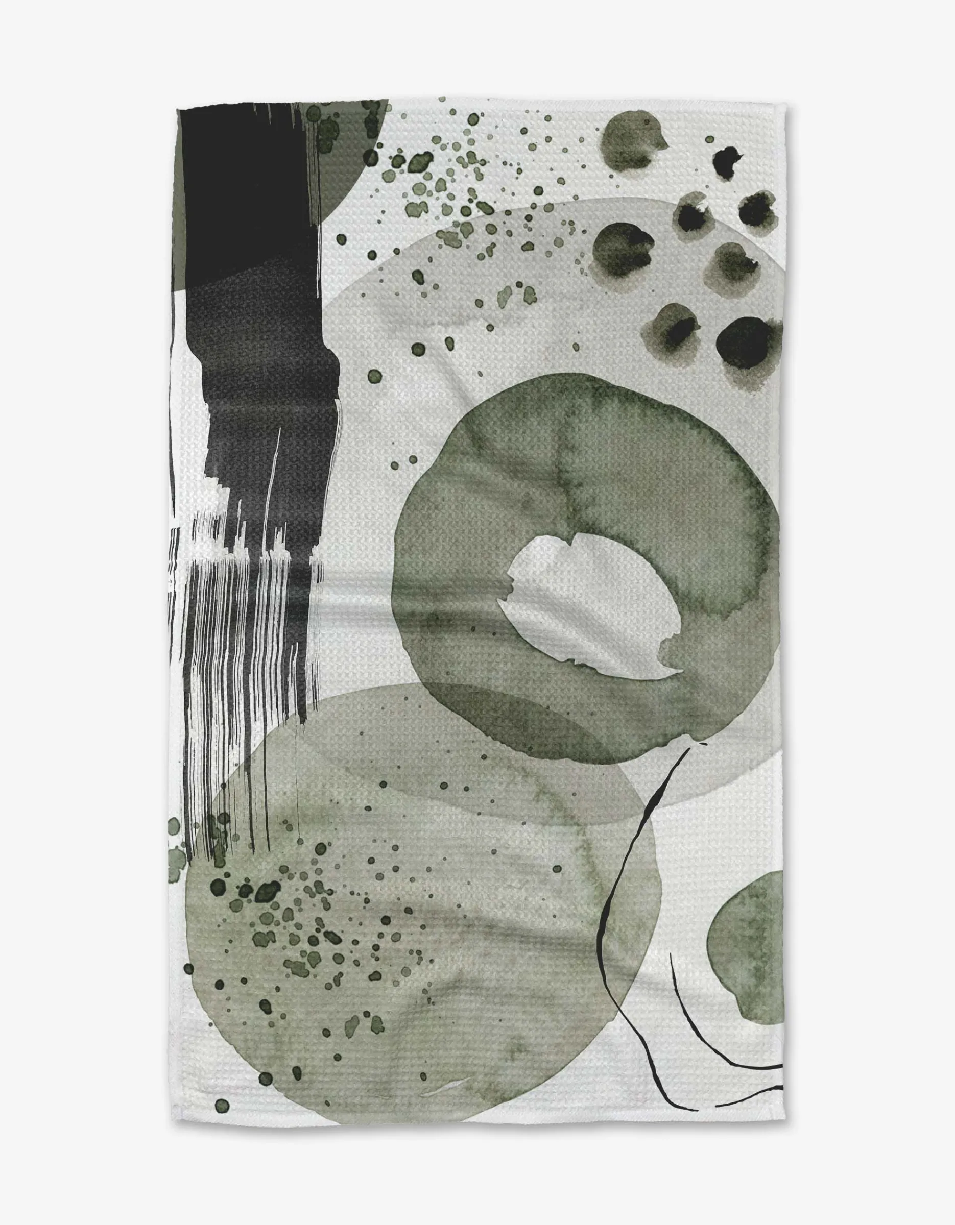 GEOMETRY Hunter Abstract Tea Towel