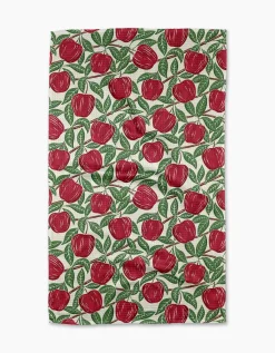 GEOMETRY In the Apple Tree Tea Towel