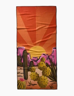 GEOMETRY In The Desert Beach Towel