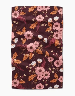 GEOMETRY In The Oaks Tea Towel