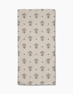 GEOMETRY Inked Bloom Bar Towel