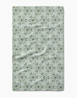 GEOMETRY Interlaced Petals Tea Towel